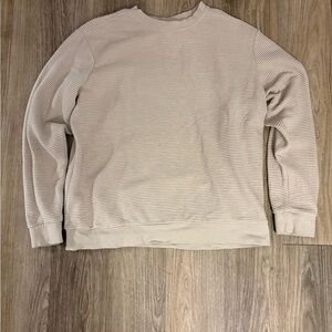 H&M Men's Cream Crewneck Sweater